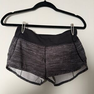 Lululemon Speed Up Lined 2.5” Athletic Short Women’s 2 Multi Black/white